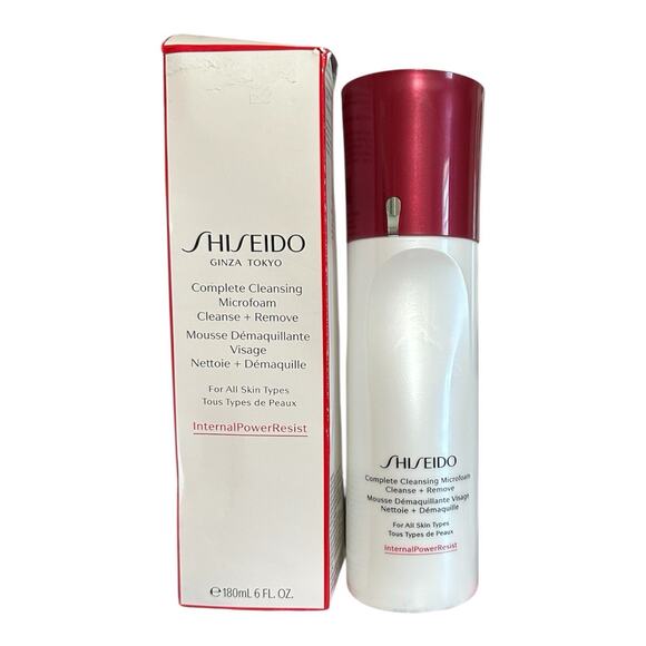 Shiseido Tokyo Complete Cleansing Microfoam - 180ml New In Box Cleanse+remove - Picture 1 of 2